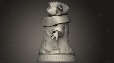 Второстепенное Заклятие Радужной Оболочки Глаза Младенца 3d stl модель для ЧПУ