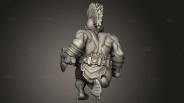 Двойной Топор Серебряного Уровня 3d stl модель для ЧПУ