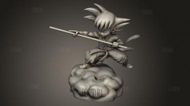 Сон Гоку 3d stl модель для ЧПУ