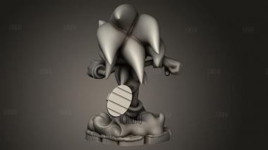 Соник Чиби 3d stl модель для ЧПУ