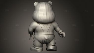 Режим Медведя с кальмарами 3d stl модель для ЧПУ