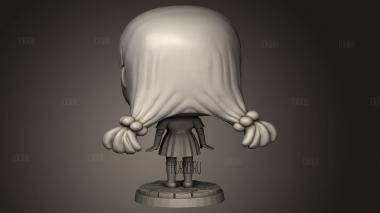 Кукла для игры с Кальмарами Funko 3d stl модель для ЧПУ