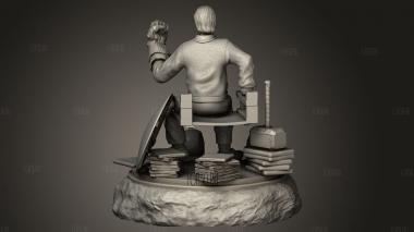 Стэн Ли 3d stl модель для ЧПУ