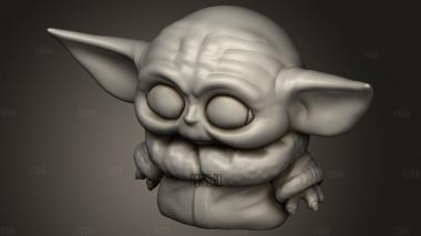 Звездные войны,Малыш Йода 3d stl модель для ЧПУ