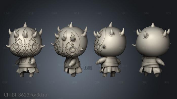 CHIBI_3623 3d stl модель для ЧПУ