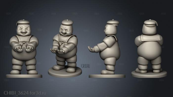 CHIBI_3624 3d stl модель для ЧПУ