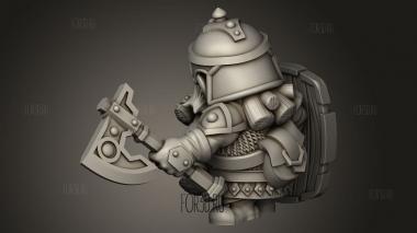 Аркадские герои-Карлики 3d stl модель для ЧПУ