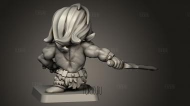 Аркадные герои Варвары 3d stl модель для ЧПУ