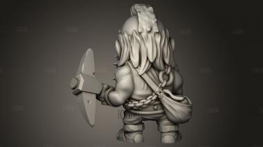 Гномы-Карлики-Шахтеры 3d stl модель для ЧПУ