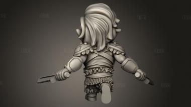 Половина 3d stl модель для ЧПУ