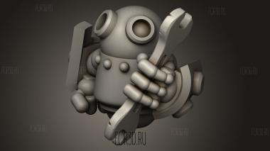 Роботы Мини-Стержневой Гаечный Ключ Robot 3d stl модель для ЧПУ