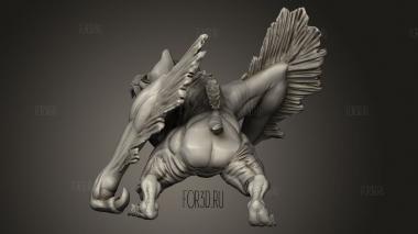 Каменный викинг 3d stl модель для ЧПУ