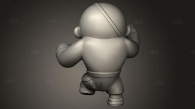 Уличный Боец СФ САГАТ 3d stl модель для ЧПУ