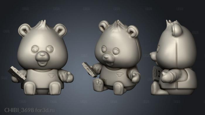 CHIBI_3698 3d stl модель для ЧПУ