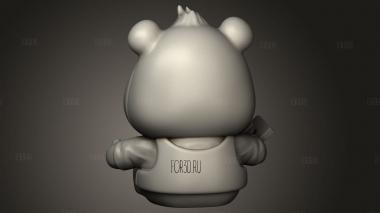Тедди Ракспин 3d stl модель для ЧПУ