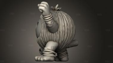 Кокосовый Фолк-Кокос 3d stl модель для ЧПУ