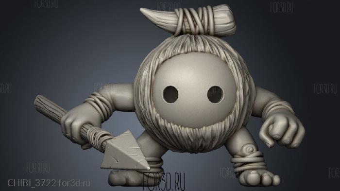 CHIBI_3722 3d stl модель для ЧПУ