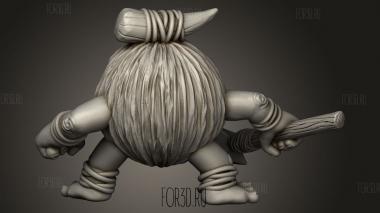 Кокосовый Фолк-Кокос 3d stl модель для ЧПУ