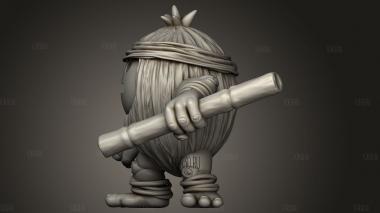 Кокосовый Фолк-Кокос 3d stl модель для ЧПУ