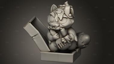 Банда Енотов 3d stl модель для ЧПУ