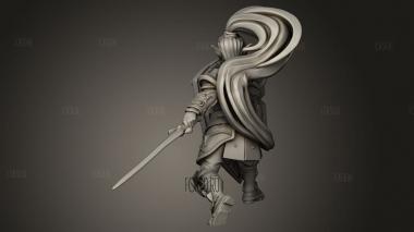 Женщина-Воин 3d stl модель для ЧПУ
