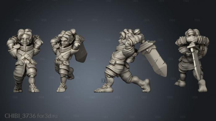 CHIBI_3736 3d stl модель для ЧПУ