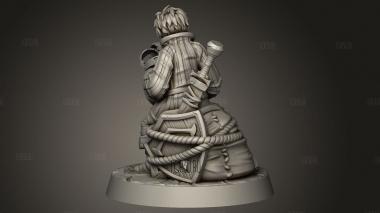 Молодой сквайр 3d stl модель для ЧПУ