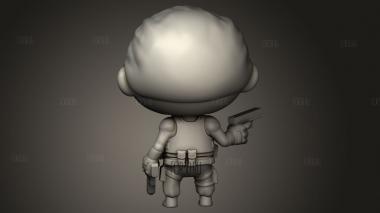 Каратель 3d stl модель для ЧПУ