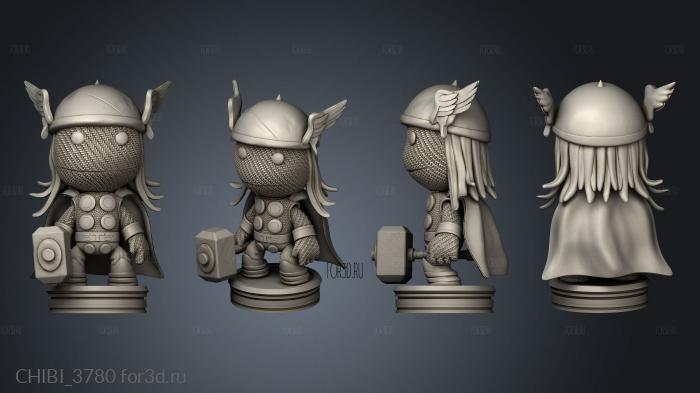 CHIBI_3780 3d stl модель для ЧПУ