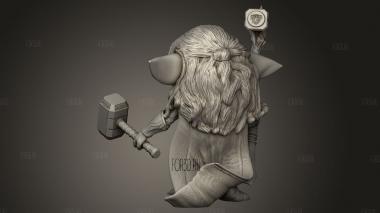 Торгу Держит В Руках Оба Шестигранника 3d stl модель для ЧПУ