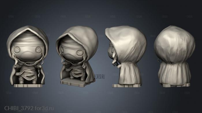 CHIBI_3792 3d stl модель для ЧПУ