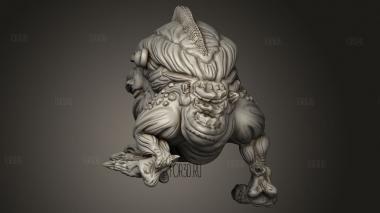 Дикая Закорючка 3d stl модель для ЧПУ