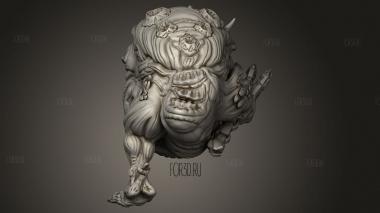 Дикая Закорючка 3d stl модель для ЧПУ