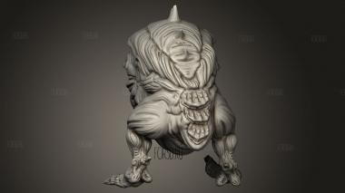 Дикая Закорючка 3d stl модель для ЧПУ