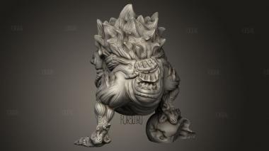 Дикая Закорючка 3d stl модель для ЧПУ