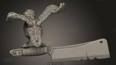 Дикая Закорючка 3d stl модель для ЧПУ