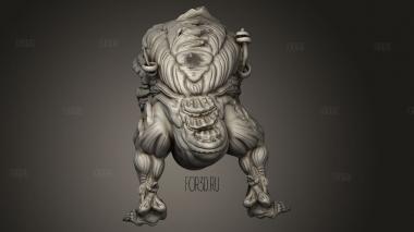 Дикая Закорючка 3d stl модель для ЧПУ