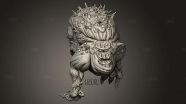 Дикая Закорючка 3d stl модель для ЧПУ