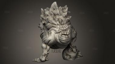 Дикая Закорючка 3d stl модель для ЧПУ