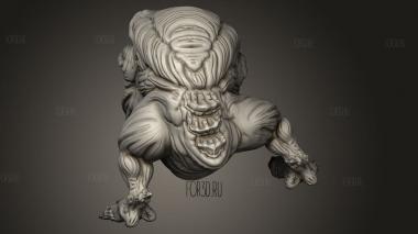 Дикая Закорючка 3d stl модель для ЧПУ