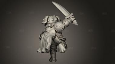 Воин Племени Диких Собак 3d stl модель для ЧПУ