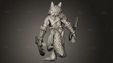 Берсерк Из Племени Дикой Лисы 3d stl модель для ЧПУ