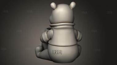 Заклятие Винни-Пуха 3d stl модель для ЧПУ