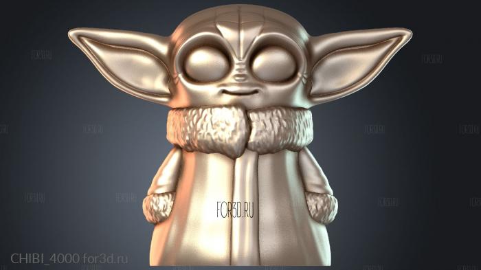 CHIBI_4000 stl model for CNC