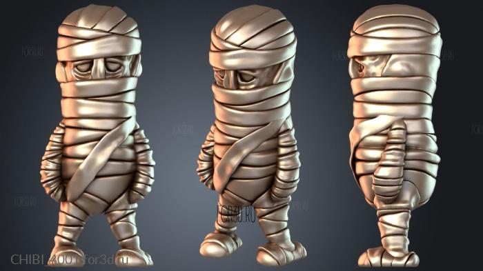 CHIBI_4001 stl model for CNC