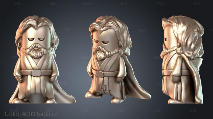 CHIBI_4003 stl model for CNC