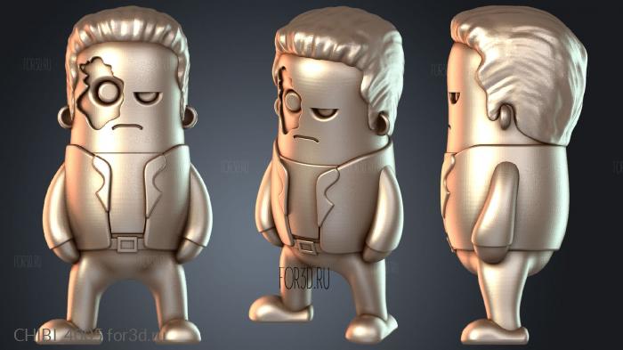 CHIBI_4005 stl model for CNC