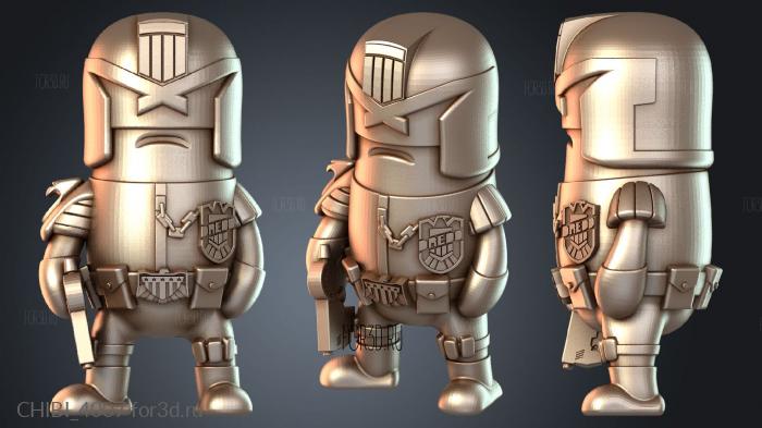 CHIBI_4007 stl model for CNC