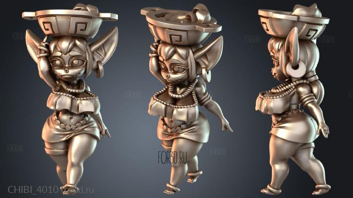 CHIBI_4010 stl model for CNC