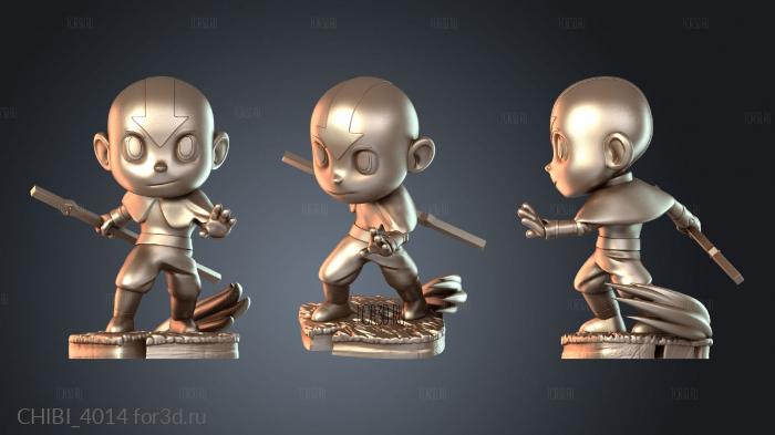 CHIBI_4014 stl model for CNC